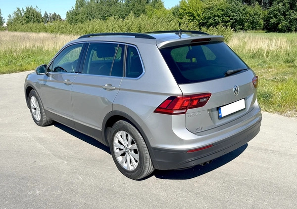 Volkswagen Tiguan cena 84999 przebieg: 160000, rok produkcji 2018 z Stawiski małe 79